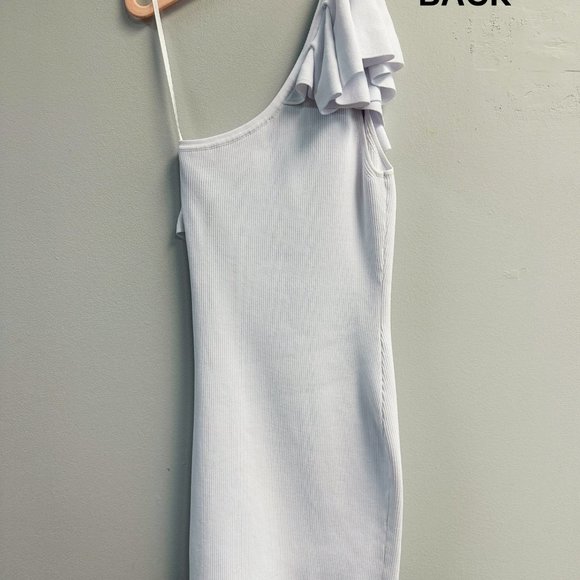ONE SHOULDER RUFFLE DRESS - Picture 2 of 3